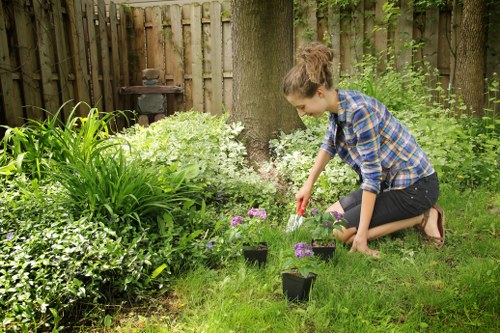 Safe bank transfer and card payment setup for landscaping clients
